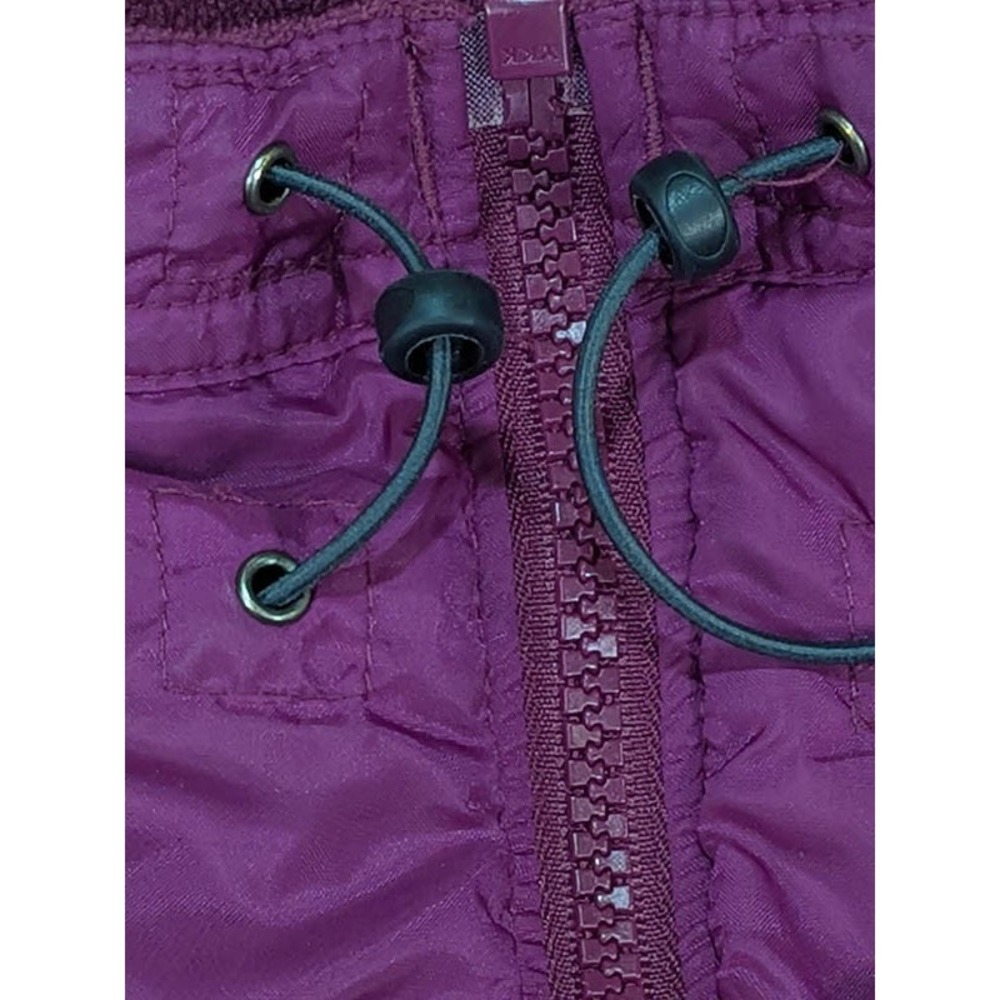 Columbia Full Zip Fleece Jacket Womens M Pink Cabincore Granola Girl Athleisure - Picture 4 of 11